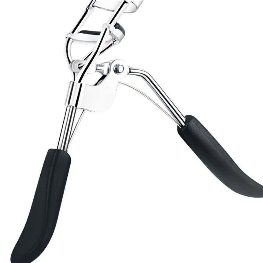 Protable Lady 1 Piece Black Eyelashes Curler Tweezer Curling Eye Lashes Clip Cosmetic Beauty