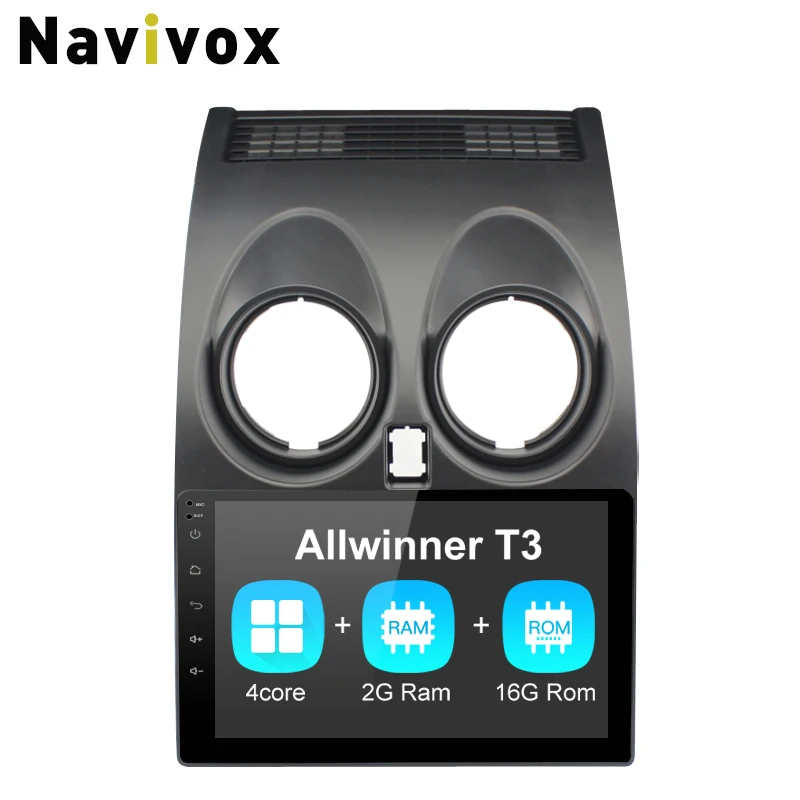 Navivox 9 2 din Android 7 1 1 font b Car b font GPS Navigation Stereo