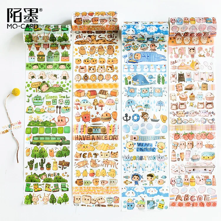 

10 cm Wide One Sprout Character Washi Tape DIY Scrapbooking Masking Tape School Office Supply Escolar Papelaria