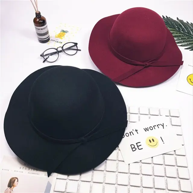 2019 Baby Summer Accessories Sweet Girls Kids Bowknot Hat Bowler Beach Sun Protect Caps Bonnet Toddler Photography Props 2-8T 5
