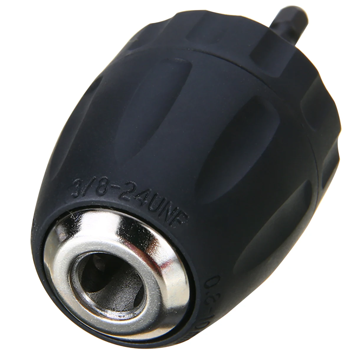 Keyless Chuck Driver Hex Shank Screwdriver to Drill Converter 1/4'' HEX to 3/8'' Drill Bit Accessories