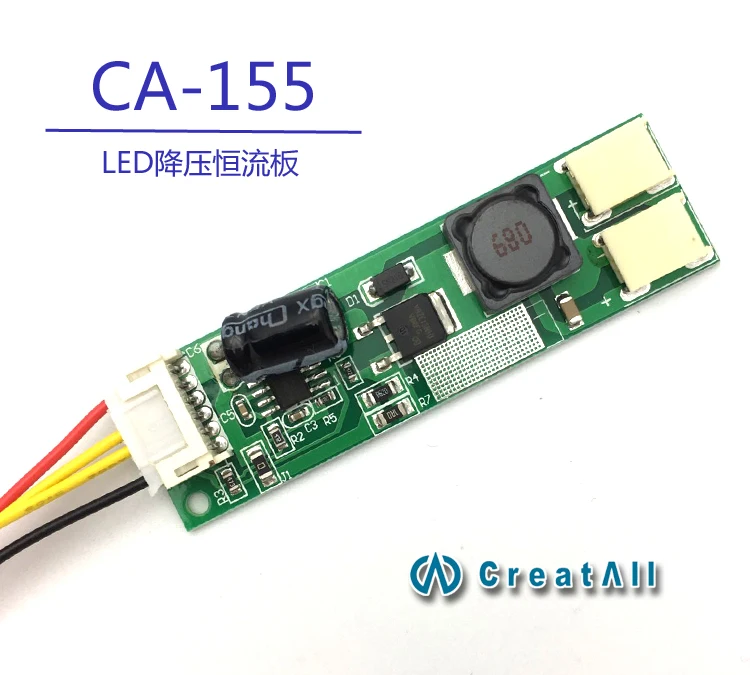 

CA-155 LED constant current plate high voltage bar dual-lamp step-down drive power supply constant current source 9.6V