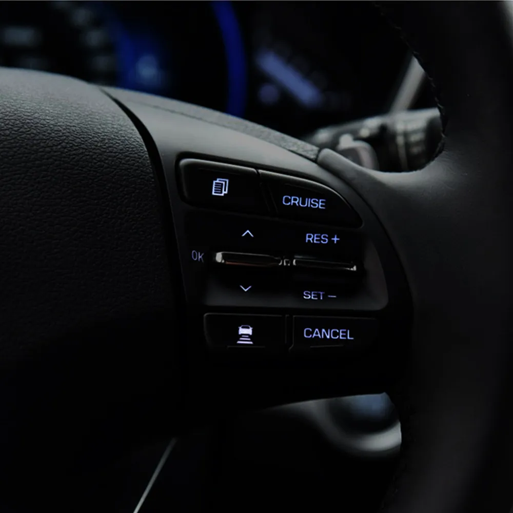 Для hyundai Veloster feisi 1,6 T Elantra GT автомобильный круиз-контроль руль кнопки переключатель черный