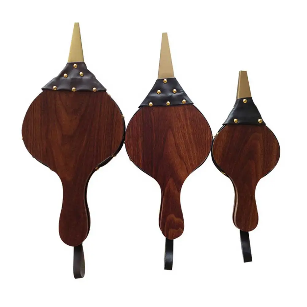 

Vintage Wooden Manual Air Blower Fan Blower for Barbecue Fire Bellows Outdoor Cooking Picnic Camping Hiking fireside accessory