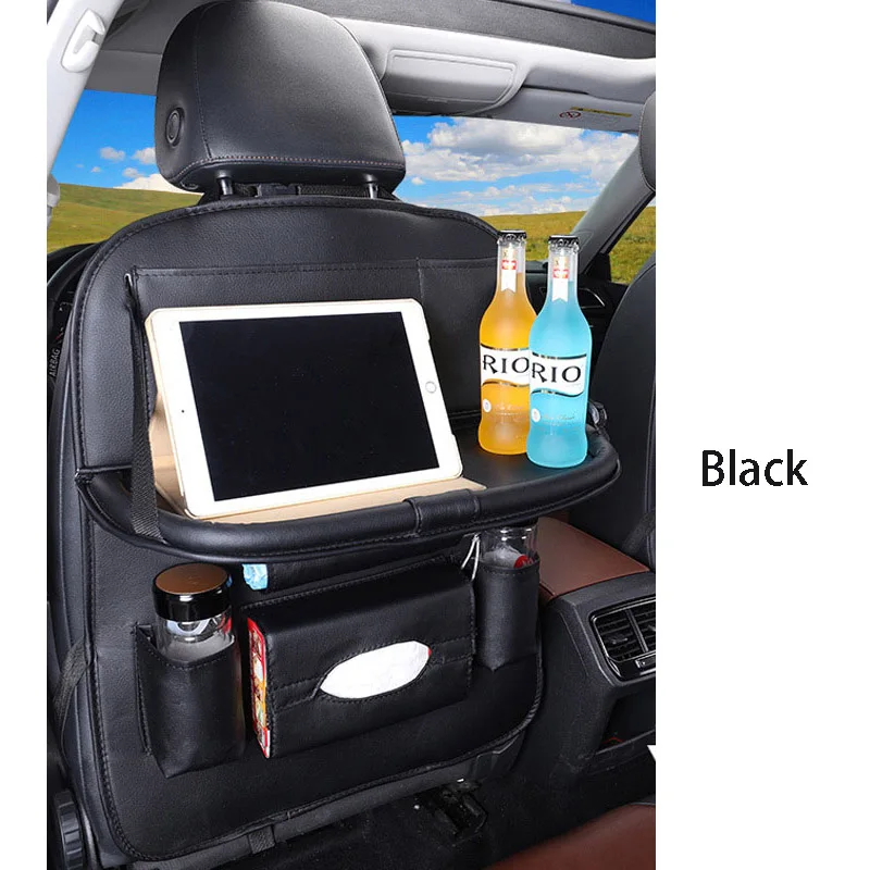Premium black Дропшиппинг, чехлы для автомобиля, дизайн, модное автомобильное сиденье, для хранения, стильная многофункциональная сумка на заднюю часть, детское сиденье, для покупок, для автомобиля - Цвет: Premium black