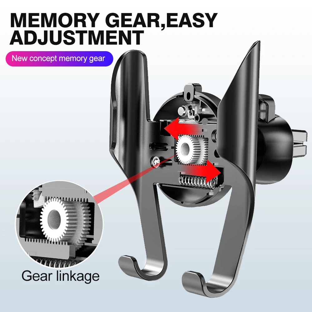Автомобильный держатель для телефона, универсальный автомобильный держатель, подставка, крепление на вентиляционное отверстие, держатель для мобильного телефона, вращение на 360 градусов, регулируемый гравитационный кронштейн