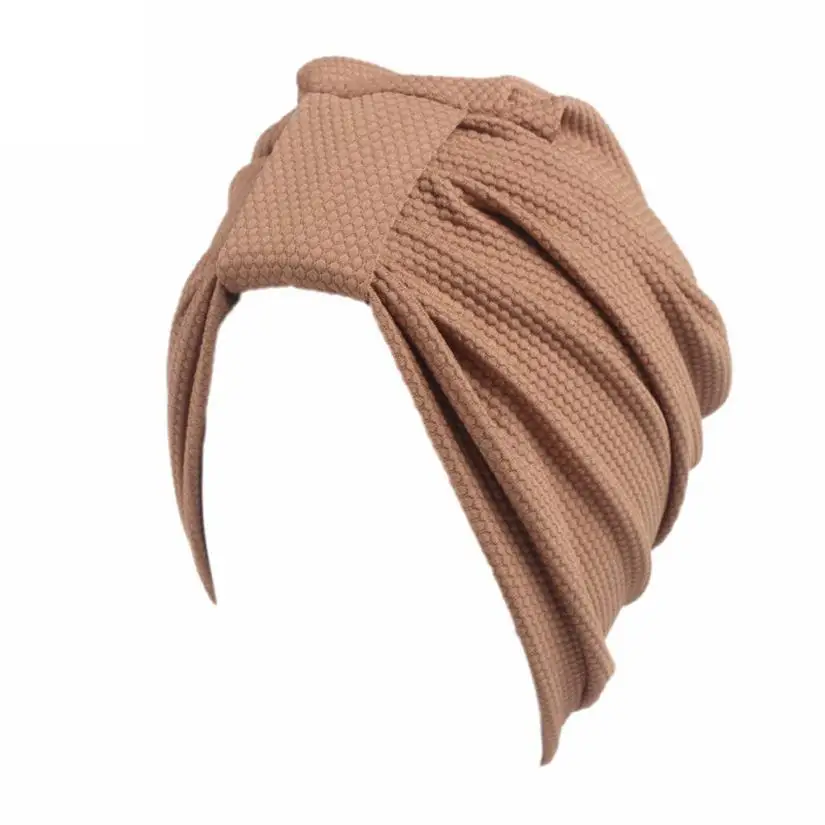 KANCOOLD банданы обертывание кепки Твердые тянущиеся приспособленные для женщин Рак химиотерапия шляпа шапочка шарф Тюрбан головной убор перчатки JAN30 - Цвет: E