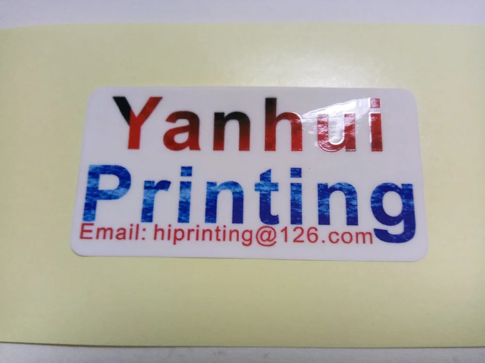 

2 sticker/make sample