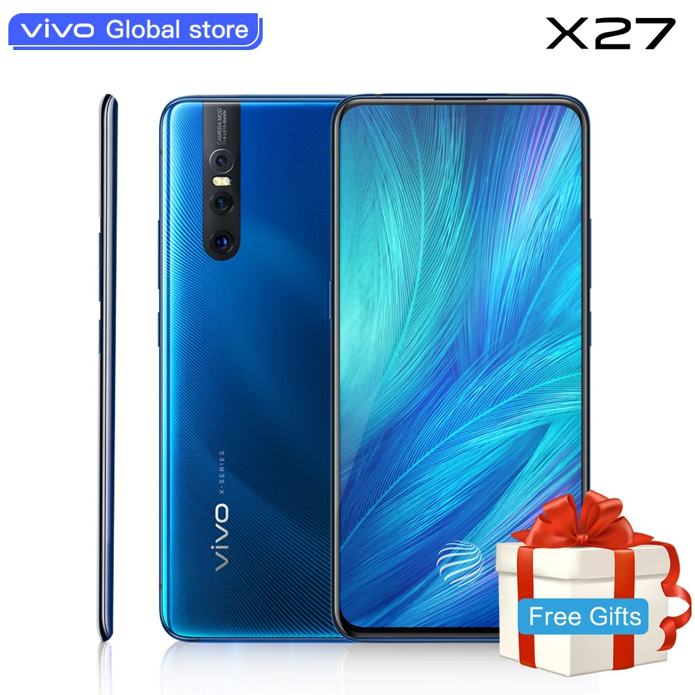 Authorized vivo celular X27 Mobile Phone Snapdragon 710 48.0MP Elevating Amazing Camera 4000mAh 8GB+256GB Cellphone