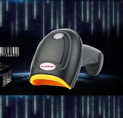 ScanHome USB лазерный сканер штрих кода поддержка сканирования одномерный код