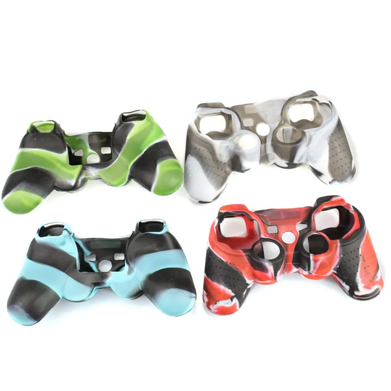 

Hot! High Quality 1PC Silicone Protective Case Cover For Sony PS2 PS3 Controller Wholesale Price Augn3