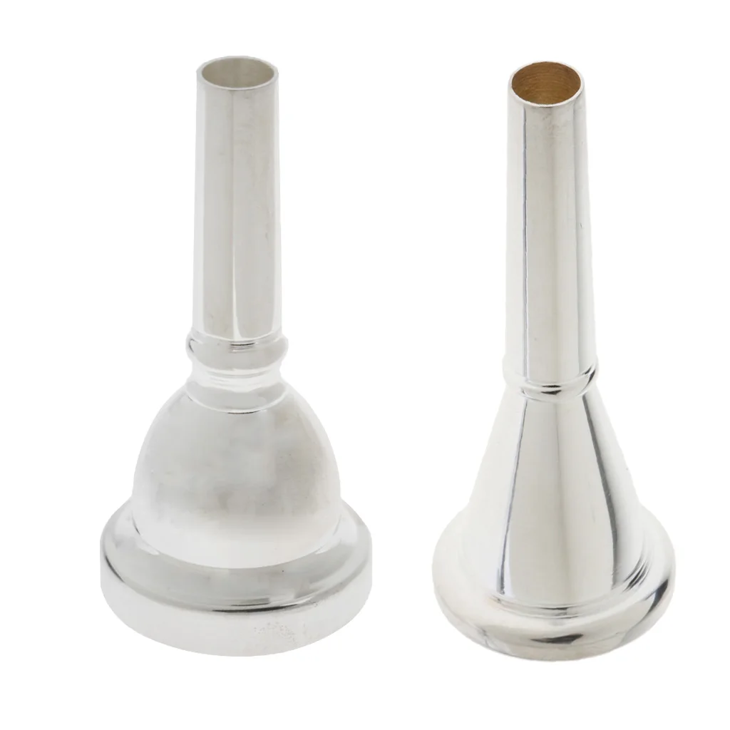 Professional Metal Trombone French Horn Mouthpiece for Brass Instrument Replacement Parts