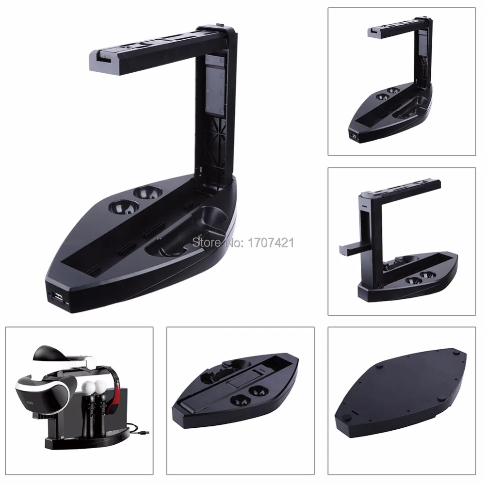 Multifunctional Vertical Display Stand Holder for PS VR Glasses Charging Station for PS VR for PS4 Controller (3)