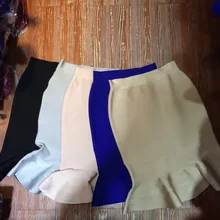 Являющийся лидером продаж сексуальный Летний стиль Женская обтягивающая юбка длиной до колена элегантная Коктейльная вечерние повязная юбка русалки бежевый хаки серый синий