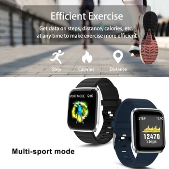 

New Smart Watch 116 PRO BT Color Screen Sport Fitness Tracker Heart Rate Sleep Monitor Call Reminder IP67 Waterproof Smartwatch