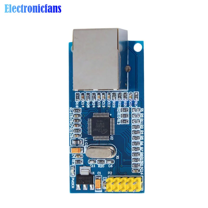 W5500 Ethernet щит LAN сетевой модуль поддержка TCP/IP 51/STM32 микроконтроллер программы с 32 к байт SPI 3,3 В/5 В по W5100