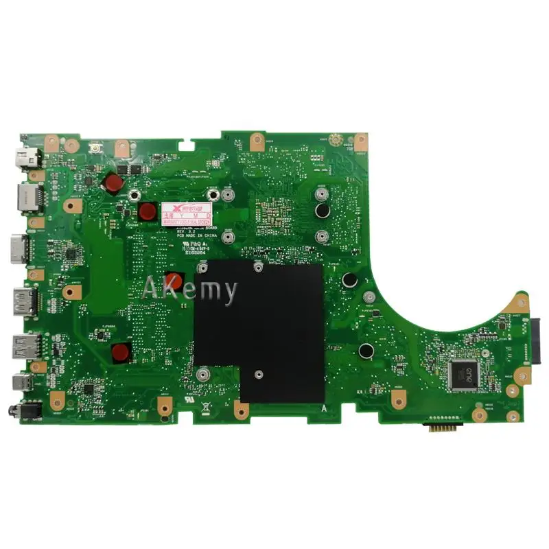 X756UQK محمول اللوحة الأم ل ASUS X756UWK X756UQK X756UXM X756UV اللوحة 90NB0C30-R04000 2 GB الجرافيك I3-7100U DDR4
