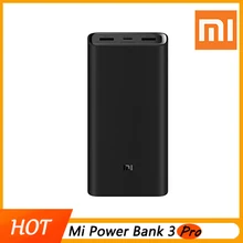 2019 Новый 20000 mAh Mi power Bank 3 Pro Edition USB USB-C двухсторонняя Быстрая зарядка поддержка 20000 mAh USB-C 45 W для ноутбука/телефона