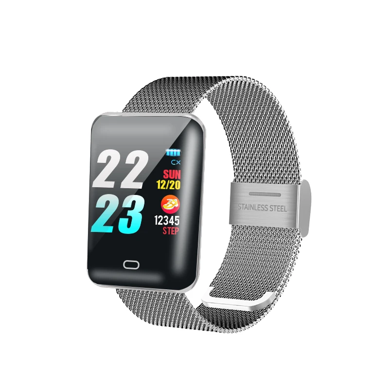 YILIZOMANA Smart Watch LED Screen Waterproof Call Reminder Fitness Tracker Steel / Silicone Band Wristban For Android IOS  | Смарт-часы -32959472200