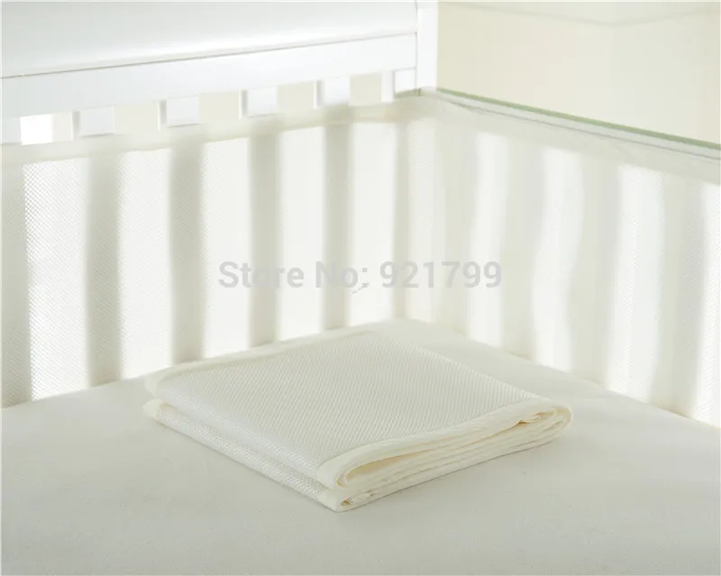 Breathable Mesh Baby Bed Bumpers Baby Crib Bumper Summer Breathable Kid Bedding Set infant 3d Bedding Sets Baby Bed Bumper
