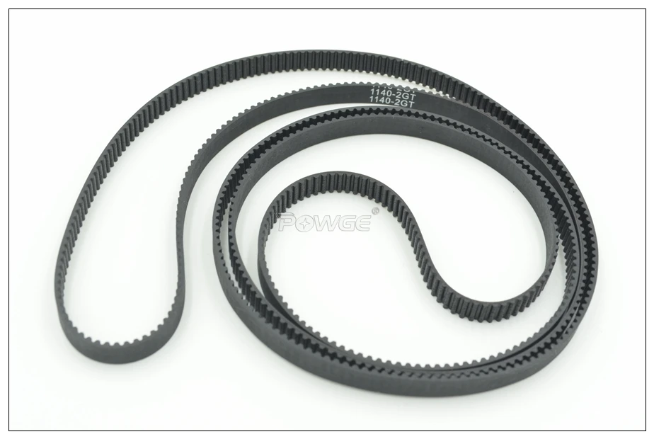 Synchronous Belt 2GT Pitch Length 1040 1100 1110 1136 1140 1164 1180 1210 1220 1240 1250 W=6/9mm 1100-2GT