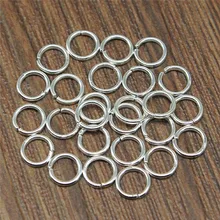 200 шт, 5 цветов, 3~ 10 мм, металлические самодельные ювелирные изделия, открытые одиночные петли, прыгающие кольца и разрезное кольцо для изготовления ювелирных изделий