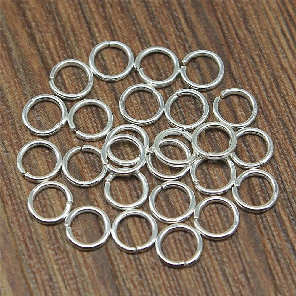 

200pcs 5 Colors 3~10mm Metal DIY Jewelry Findings Open Single Loops Jump Rings & Split Ring For Jewelry Making