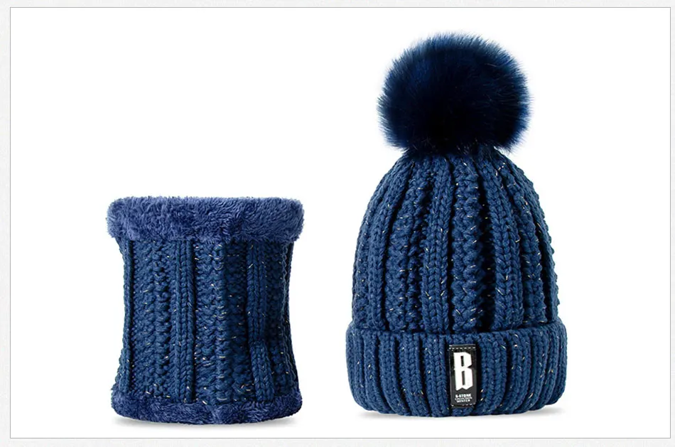 MLTBB/Модный комплект из 2 предметов; зимняя теплая шапка и шарф; комплекты для детей; детский вязаный костюм; уличные утепленные Термоаксессуары