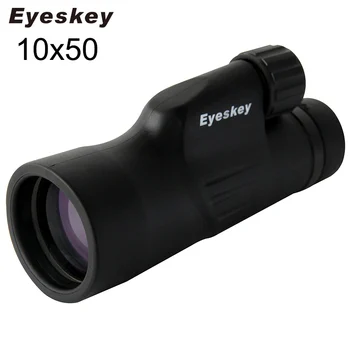 

Eyeskey 10x50 Monocular Waterproof Nitrogen Telescope Adjustable Eyecup Bak4 Prism Optics Monocular Camping Hunting Goods