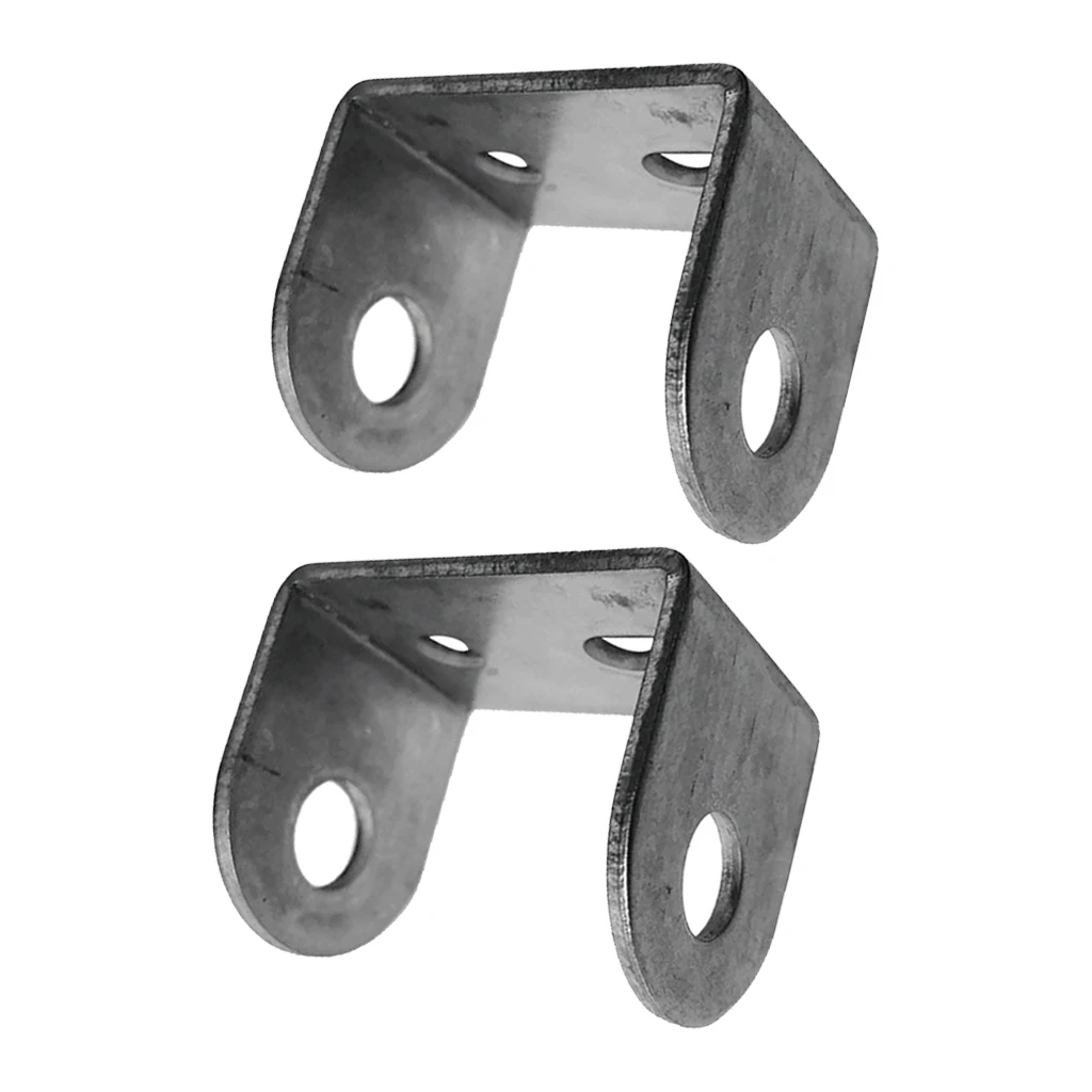 2 Pieces Durable Stainless Steel Kayak Canoe Inflatable Boat Fishing Raft Rudder Mount Bracket Spare Parts Gear Kit