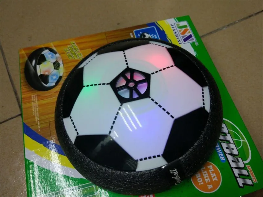 Горячая игрушка светодиодный светильник мигающий воздушный мощный футбольный мяч Диск внутренний подвесной футбольный парящий скользящие игрушки