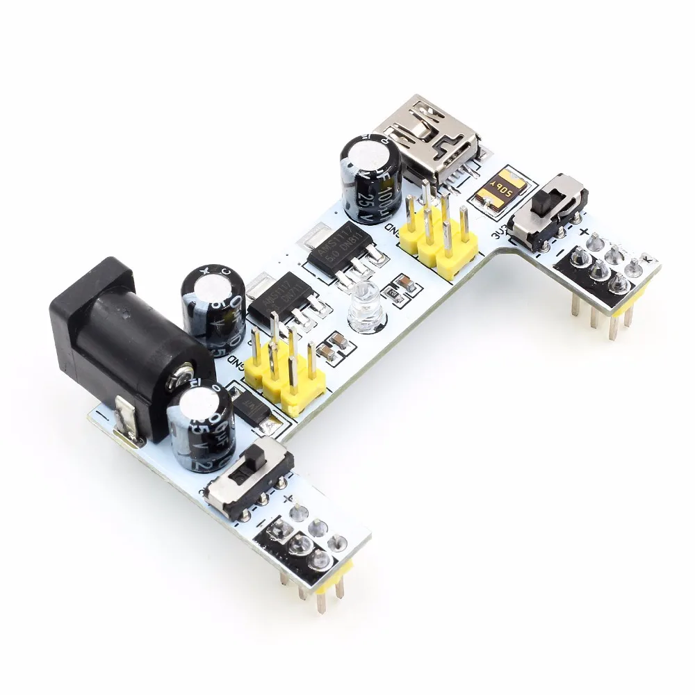 MB102 DC 7 12V микро USB Интерфейс макет Питание модуль MB 102 2 канала доска Diy