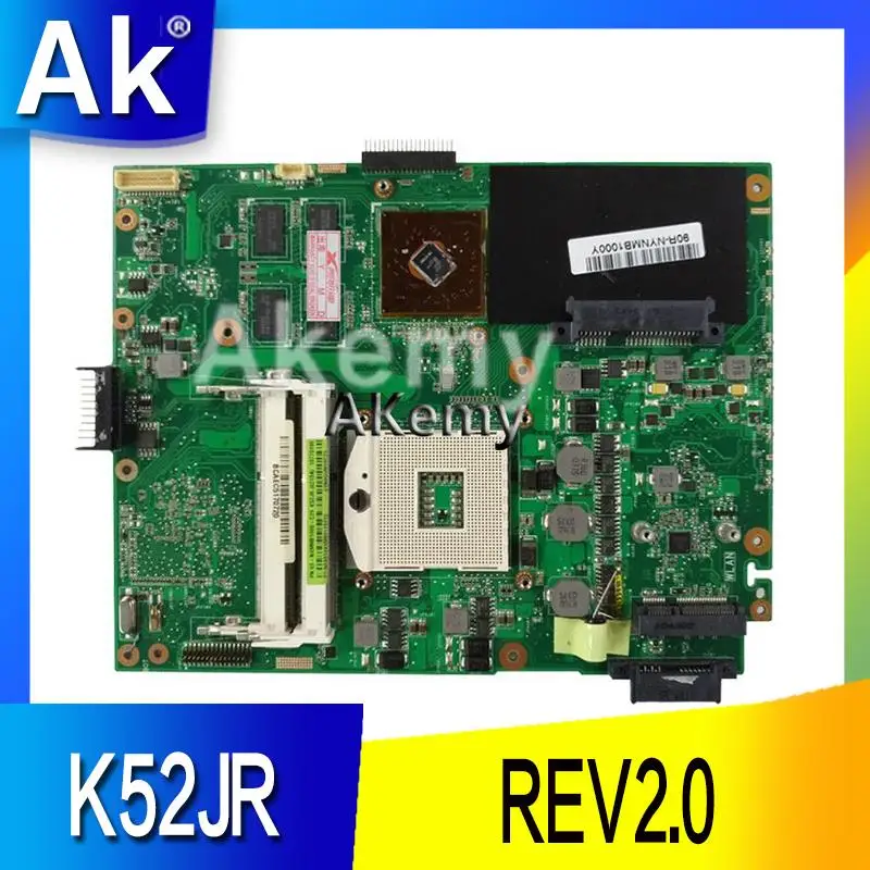  AK K52JB Laptop motherboard for ASUS K52JB K52JE K52JR K52JC K52JT K52J A52J X52J Test original mai
