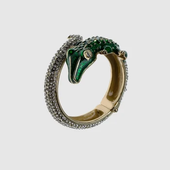 

Amorita boutique Unique green lizard bracelets