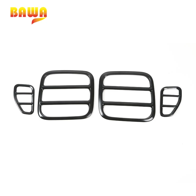 Tail Lamp Cover BAWA Lamp Hoods For Jeep Renegade Up Metal Tail Light Guard Cover Accessories For Jeep Renegade Sticker