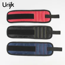 Urijk магнитный браслет мощный инструмент сумка портативный магнитный для удержания саморезы сверла Инструменты для ремонта Новые 3 магнита