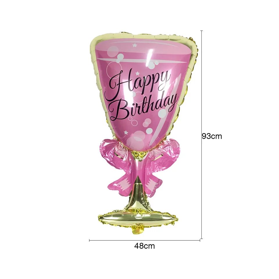 Nicro бокал для шампанского, пивная бутылка, воздушные шары из алюминиевой фольги, свадебные украшения для дня рождения, Детские вечерние девичники# Bal98