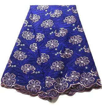 

2018 Hot selling african lace fabric high quality purple african lace fabric for fuchsia Embroidery France Swiss voile lace