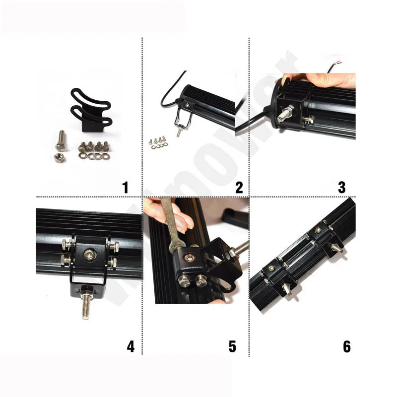 Skup Auxtings 20 cali 12 22 20 22 25 28 36 44 światło terenowe led bar 12V 24V led światło robocze na samochód terenowy 4WD Truck SUV ATV