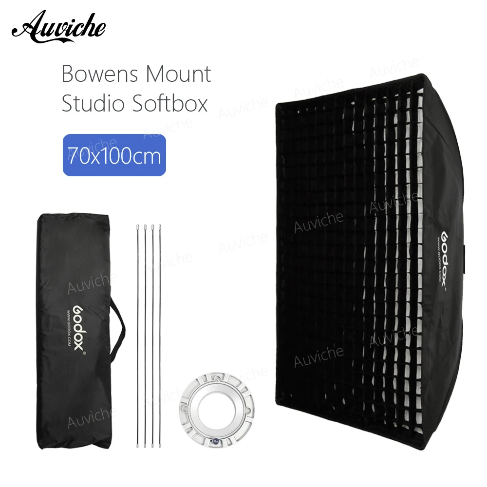 

Godox 29"x 40" 70x100cm Honeycomb Grid Softbox soft box with Bowens Mount for Bowens Mount Studio Flash