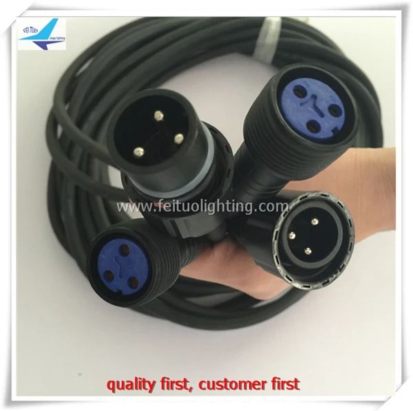 

A-50/lot 3Meter IP65 Power extension cable Outdoor Wall Washer Light Bar Light