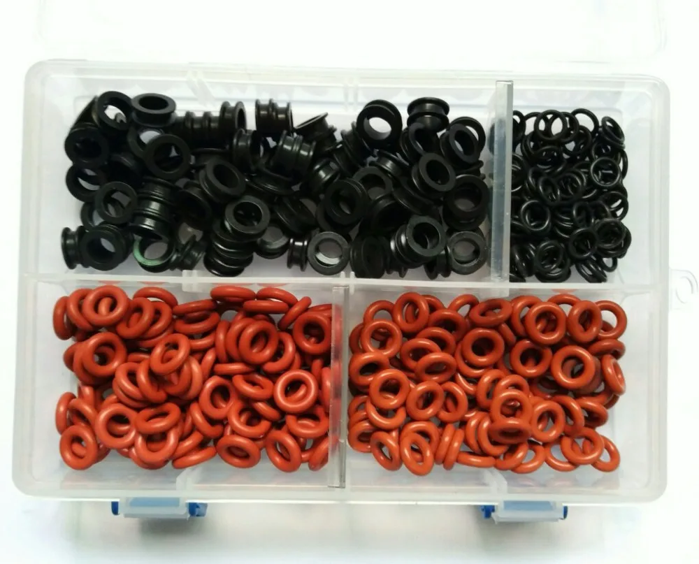 100unit/box Fuel Universal Injector Rubber Seals Kits Rubber Oring