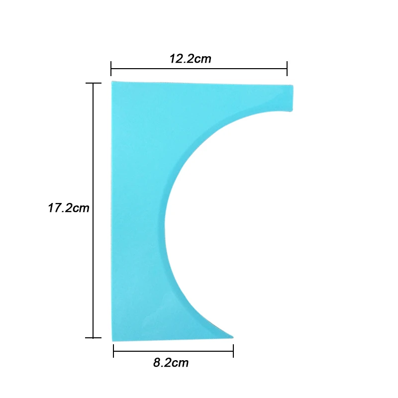 WALFOS скребок для торта разглаживатель мастики мусс крем шпатель край Гладкий кухонный торт форма для печенья инструменты для украшения выпечки - Цвет: WALFOS F