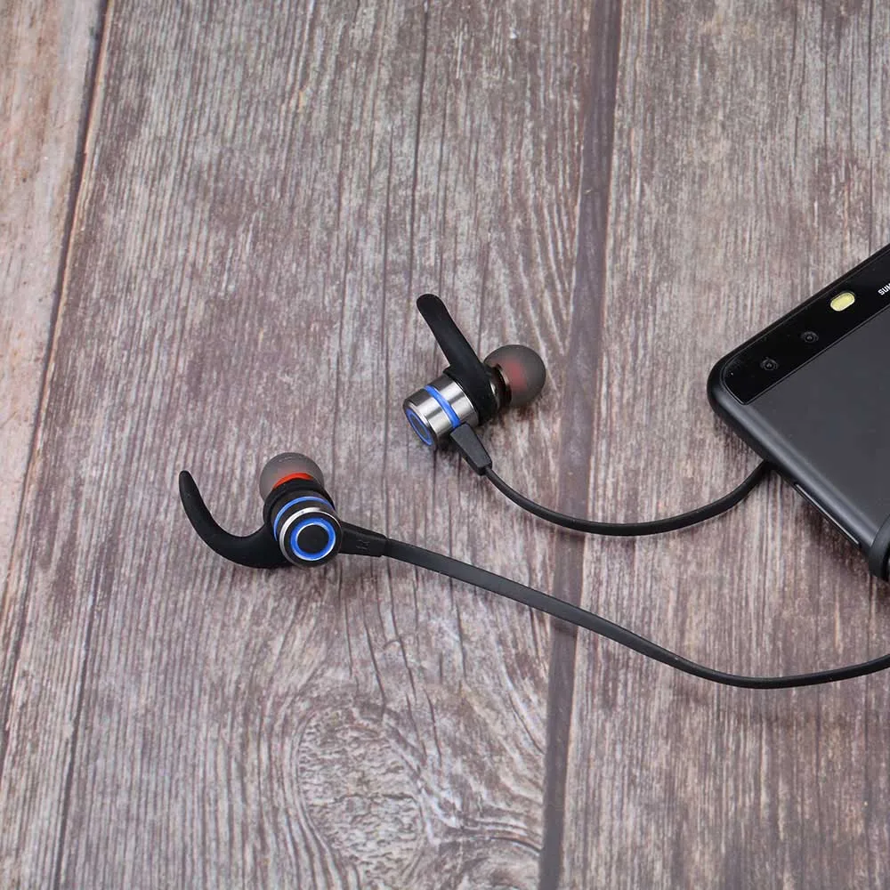 KISSCASE Новые магнитные беспроводные Bluetooth наушники TF карта Sokect стерео гарнитура