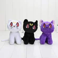 15cm Anime Sailor Moon Cat Luna Artemis Stuffed Animals Plush Toy Soft Dolls For Children