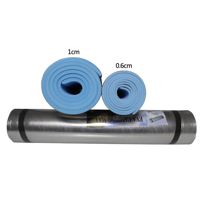Aluminum Backing Foam Camping Mat Yoga Mat Pilates 10mm Quality Thick