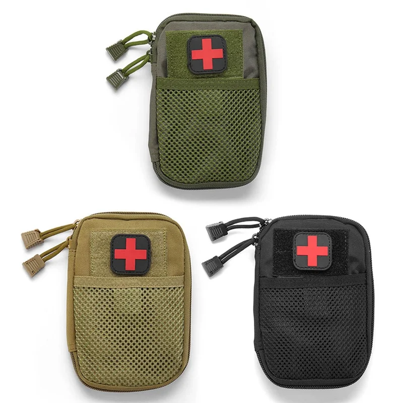 

Portable Military First Aid Kit Empty Bag Out Bag Water Resistant For Hiking Travel Home Car Emergency Treatment