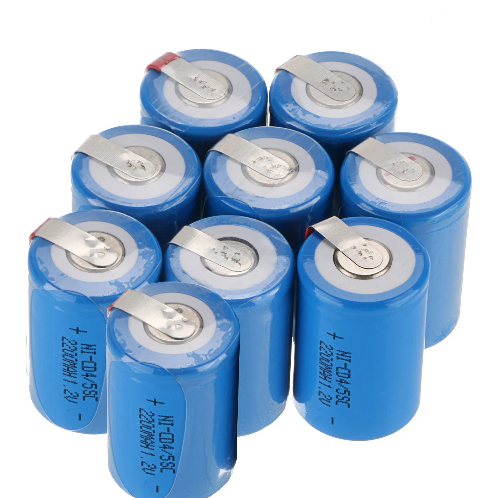 9 шт. 4/5SC 2200 мАч 1.2 В аккумулятор nicd аккумуляторные батареи для Makita Bosch B &amp D Hitachi metabo