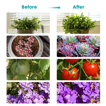 

20W/30W Plant Grow Light with Auto Turn On Function 3/6/12H Timer 10 Levels Brightness Light MJJ88