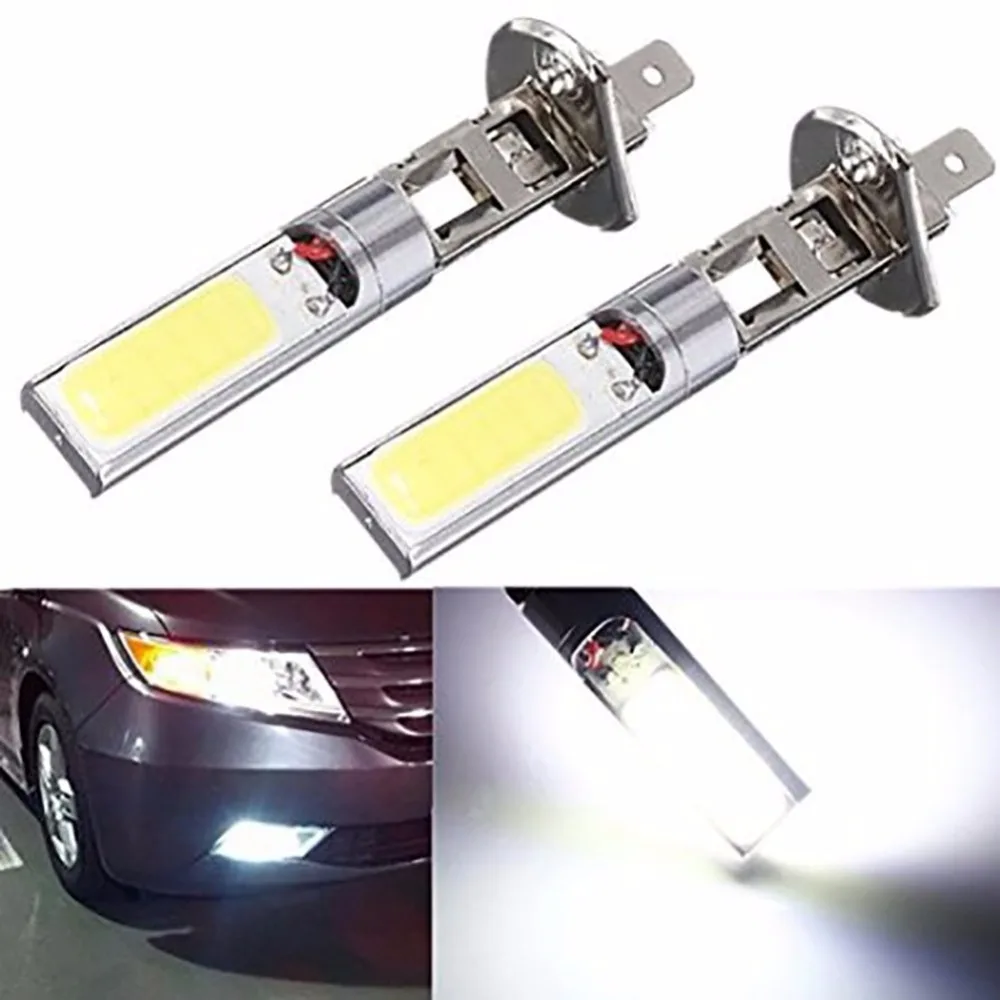 High Quality 2x H1 12V 10W H1 COB LED Car Fog Light Bulbs 6000K LED